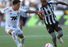Botafogo fica duas vezes à frente, mas cede empate ao Santos no Rio Botafogo fica duas vezes à frente, mas cede empate ao Santos no Rio