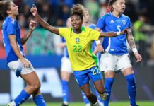 Brasil mantém hegemonia contra a Itália com vitória por 1 a 0 Brasil mantém hegemonia contra a Itália com vitória por 1 a 0