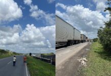 Trânsito é Liberado Nos Dois Sentidos Da BR-324 Após Mais De Dez Horas De Interdição