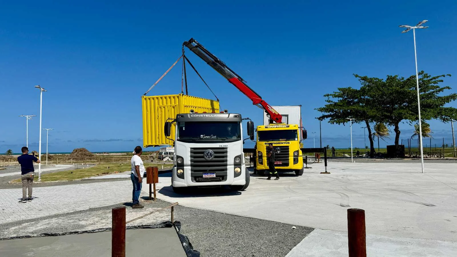 Ilhéus se prepara para inaugurar Food Park na Avenida Soares Lopes.