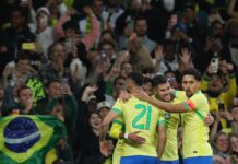 Brasil joga bem e derrota Senegal por 2 a 0 no amistoso em Londres Brasil joga bem e derrota Senegal por 2 a 0 no amistoso em Londres