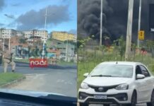 Protesto Com Incêndio Bloqueia Avenida Gal Costa E Causa Caos No Trânsito