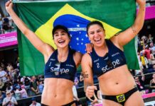 Carol Soberg e Rebecca faturam bronze no Mundial de vôlei de praia Carol Soberg e Rebecca faturam bronze no Mundial de vôlei de praia