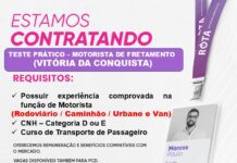 Rota Transportes anuncia oportunidades de emprego para motoristas em Itabuna, Ilhéus e Vitória da Conquista