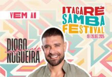 Tiee e Diogo Nogueira são confirmados no primeiro Itacaré Samba Festival, que acontece nos dias 19 e 20 de dezembro