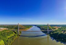 Inaugurada segunda ponte de ligação entre Brasil e Paraguai