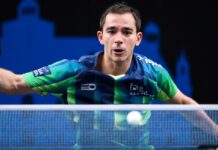 Calderano é eliminado por Lebrun na estreia de simples do WTT Finals Calderano é eliminado por Lebrun na estreia de simples do WTT Finals
