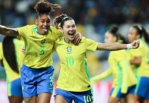 Seleção feminina fecha 2025 com goleada de 5 a 0 sobre Portugal Seleção feminina fecha 2025 com goleada de 5 a 0 sobre Portugal