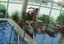 Sobrinho de Caiado é flagrado agredindo vizinho em prédio em Goiânia