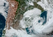 Veja quais estados serão atingidos pelo 1º ciclone extratropical do ano