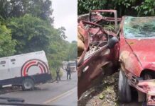 VÍDEO: Colisão Frontal Com Carro-forte Mata Três Pessoas Na BR-101