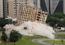 Implosão Derruba Hotel De Luxo Abandonado Implosão Derruba Hotel De Luxo Abandonado