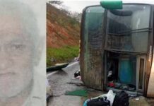 Ônibus Interestadual Tomba Na BR-116 E Idoso Morre No Sudoeste Da Bahia Ônibus Interestadual Tomba Na BR-116 E Idoso Morre No Sudoeste Da Bahia