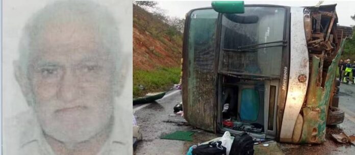 Ônibus Interestadual Tomba Na BR-116 E Idoso Morre No Sudoeste Da Bahia