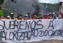 Produtores De Cacau Protestam Contra Importação Do Produto Na BR-101, No Sul Da Bahia Produtores De Cacau Protestam Contra Importação Do Produto Na BR-101, No Sul Da Bahia