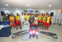 Prefeito Valderico Junior apresenta drone salva-vidas para fortalecer segurança nas praias