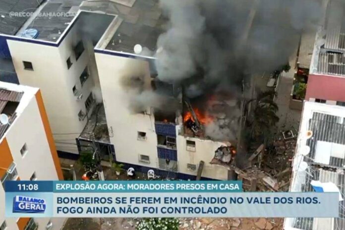 Incêndio De Grandes Proporções Atinge Prédio No Vale Dos Rios