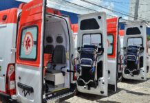 Prefeitura de Ilhéus recebe três novas ambulâncias do SAMU e reforça atendimento de urgência e emergência