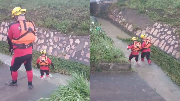 Bombeiros Realizam Buscas Por Passageira Arrastada Por Enxurrada Na Bahia