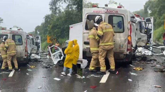 Colisão Entre Ambulância E Caminhão Deixa Três Feridos Na BR-415