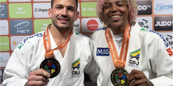 Rafaela Silva é ouro e Cargnin bronze no Grand Prix Rafaela Silva é ouro e Cargnin bronze no Grand Prix de judô da Áustria