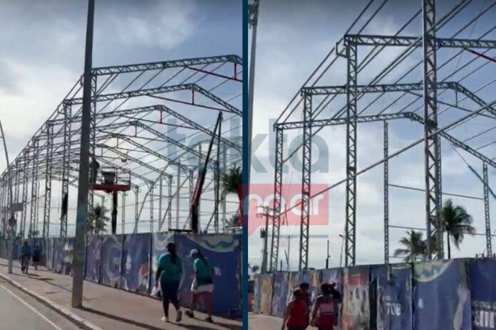 Vai Multar? Camarote Salvador Mantém Estruturas Erguidas Após Fim Do Vai Multar? Camarote Salvador Mantém Estruturas Erguidas Após Fim Do Prazo Para Desmontagem
