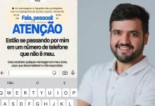Prefeito Valderico Júnior alerta para perfil falso usando seu nome no whatsapp
