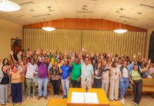 Soane Galvão e Marão participam de aula inaugural dos cursos de capacitação no Vilela