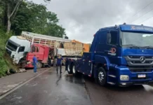 Acidente Entre Caminhões Interdita A BR-324 Em Conceição Do Jacuípe Acidente Entre Caminhões Interdita A BR-324 Em Conceição Do Jacuípe