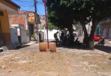 Prefeitura realiza roçagem e limpeza na Rua Santarém, na Conquista.