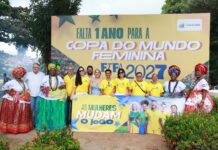 Bahia dá início à contagem regressiva para a Copa do Mundo FIFA de Futebol Feminino 2027.