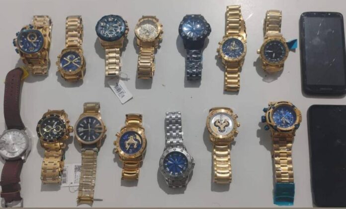 Polícia Militar Prende Suspeito E Recupera Relógios E Celulares Furtados