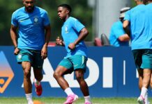Sem Neymar, Brasil finaliza preparação para estreia na Copa no sábado Sem Neymar, Brasil finaliza preparação para estreia na Copa no sábado