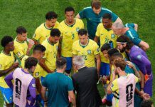 Calor aumenta risco à saúde dos jogadores de Brasil e Noruega Calor aumenta risco à saúde dos jogadores de Brasil e Noruega