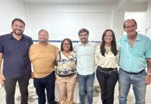 Prefeito Valderico Junior vistoria UBS Euler Ázaro e área da futura UBS Tipo IV.