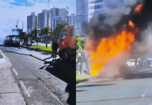 URGENTE: Ônibus Pega Fogo E Deixa Trânsito Congestionado Na Avenida Tancredo Neves URGENTE: Ônibus Pega Fogo E Deixa Trânsito Congestionado Na Avenida Tancredo Neves