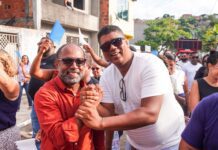 Bebeto Galvão reforça presença em Ilhéus durante festa de Nossa Senhora das Vitórias.