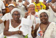 Povos de terreiro de Ilhéus apresentam pautas e Bebeto assume compromisso com participação no mandato.