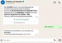 Prefeitura De Salvador Passa A Confirmar Consultas E Procedimentos De Saúde Pelo WhatsApp Prefeitura De Salvador Passa A Confirmar Consultas E Procedimentos De Saúde Pelo WhatsApp