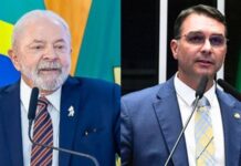 Lula lidera 1º turno, mas Flávio Bolsonaro passa à frente pela 1ª vez no 2º turno