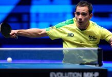 Após 2 vitórias, Calderano encara alemão nesta quinta no China Smash Após 2 vitórias, Calderano encara alemão nesta quinta no China Smash
