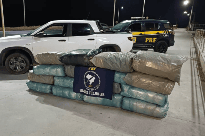 PRF Apreende 140 Kg De Maconha Em Veículo Na BR-324