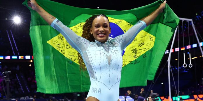 Rebeca Andrade conquista o tri no Mundial de Ginástica na Rebeca Andrade conquista o tri no Mundial de Ginástica na Holanda