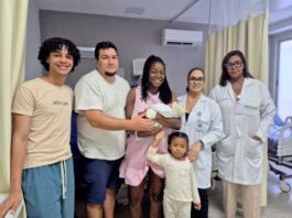 Materno-Infantil de Ilhéus promove acolhimento sem fronteira e realiza parto em americana sem domínio da língua portuguesa.