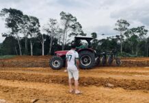 Jé Assunção acompanha obras do bairro Antônio Anacleto, em Itamarati