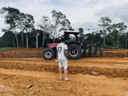 Jé Assunção acompanha obras do bairro Antônio Anacleto, em Itamarati
